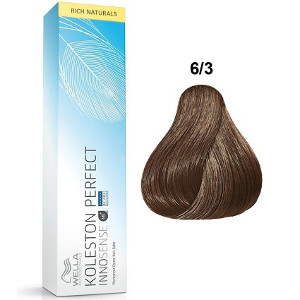 Tinte Koleston Perfect INNOSENSE 6-3 Wella Rubio Oscuro Dorado Rich Naturals 60ml