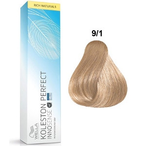 Tinte Koleston Perfect INNOSENSE 9-1 Wella Rubio Muy Claro Ceniza Rich Naturals 60ml