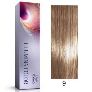 Tinte Illumina Color 9/ Wella Rubio Muy Claro 60ml