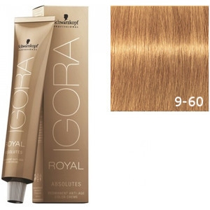 Igora Royal Absolutes 9-60 Schwarzkopf Rubio Muy Claro Marron Natural 60ml