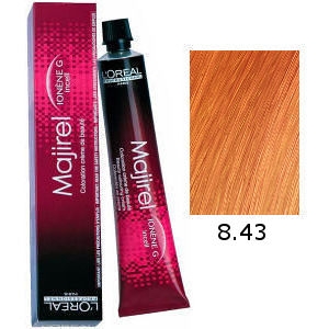 L'Oreal Tinte Majirel 8.43 Rubio Claro Cobrizo Dorado 50ml