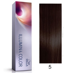 Tinte Illumina Color 5/ Wella Castaño Claro 60ml