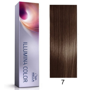 Tinte Illumina Color 7/ Wella Rubio Medio 60ml