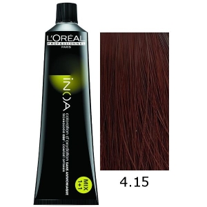 Loreal Tinte Inoa 4.15 Castaño Ceniza Caoba 60ml Sin Amoniaco