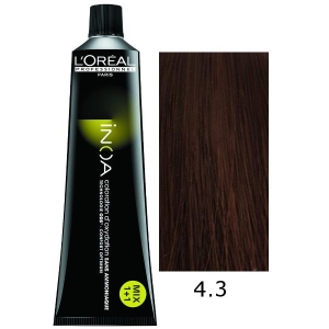 Loreal Tinte Inoa 4.3 Castaño Dorado 60ml Sin Amoniaco