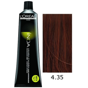 Loreal Tinte Inoa 4.35 Castaño Dorado Caoba 60ml Sin Amoniaco