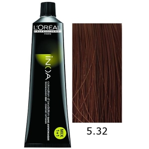 Loreal Tinte Inoa 5.32 Castaño Claro Dorado Irisado 60ml Sin Amoniaco