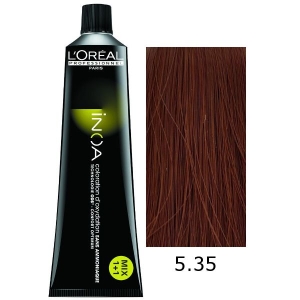 Loreal Tinte Inoa 5.35 Castaño Claro Dorado Caoba 60ml Sin Amoniaco