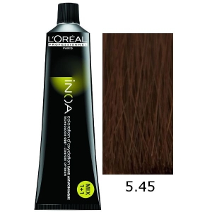 Loreal Tinte Inoa 5.45 Castaño Claro Cobrizo Caoba 60ml Sin Amoniaco