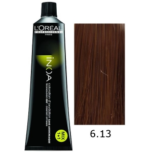 Loreal Tinte Inoa 6.13 Rubio Oscuro Ceniza Dorado 60ml Sin Amoniaco