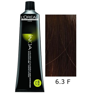 Loreal Tinte Inoa 6.3 Fundamental Rubio Oscuro Dorado 60ml Sin Amoniaco