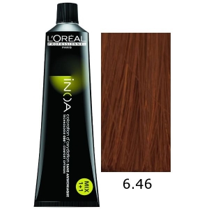 Loreal Tinte Inoa 6.46 Rubio Oscuro Cobrizo Rojo 60ml Sin Amoniaco