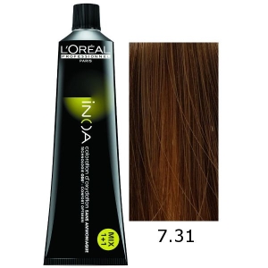 Loreal Tinte Inoa 7.31 Rubio Dorado Ceniza 60ml Sin Amoniaco