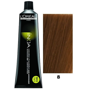 Loreal Tinte Inoa 8 Rubio Claro 60ml Sin Amoniaco