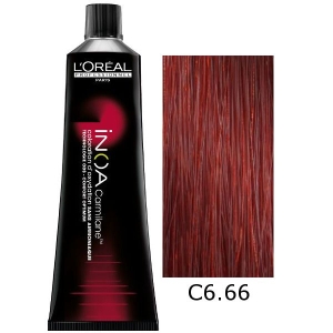 Loreal Tinte Inoa Carmilane C6.66 Rubio Oscuro Rojo Profundo 60ml Sin Amoniaco