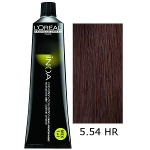 Loreal Tinte Inoa High Resist 5.54 Castaño Claro Caoba Cobrizo 60ml Sin Amoniaco