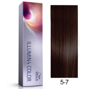 Tinte Illumina Color 5/7 Wella Castaño Claro Marrón 60ml