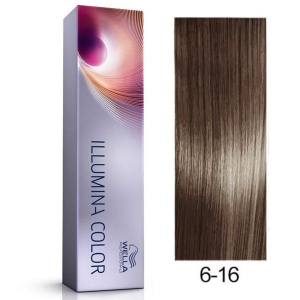 Tinte Illumina Color 6/16 Wella Rubio Oscuro Ceniza Violeta 60ml