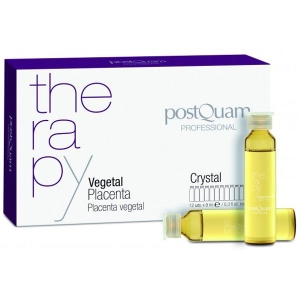 Placenta Vegetal Therapy PostQuam Anticaída Crystal 12 Ampollas x 9ml