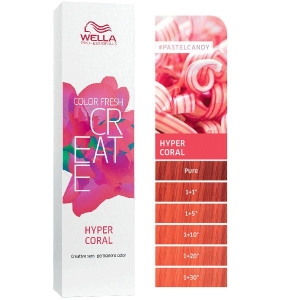 Baño de color COLOR FRESH CREATE Hyper Coral Wella 60ml