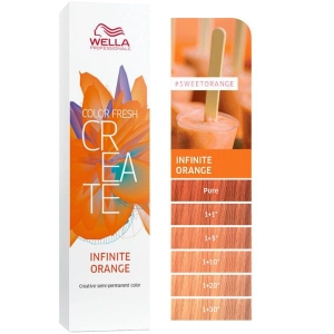 Baño de color COLOR FRESH CREATE Infinite Orange Wella 60ml