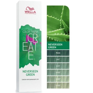 Baño de color COLOR FRESH CREATE Neverseen Green Wella 60ml